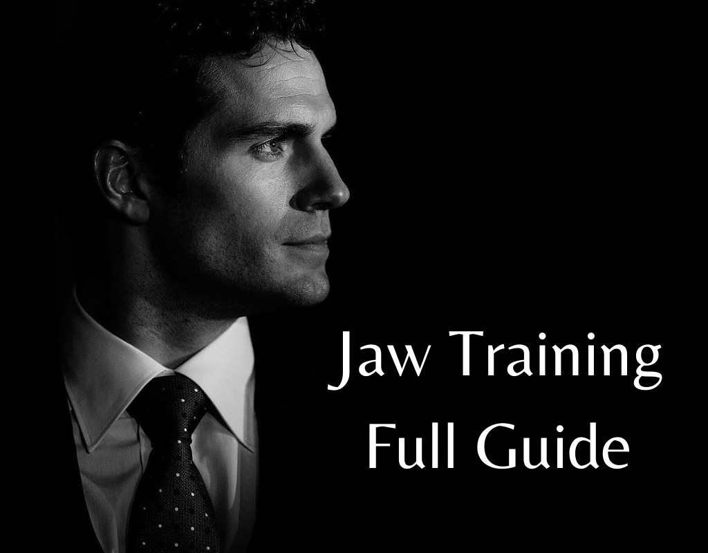 hersovyac big neck jaw training how to train jaw beautiful jawline Henry Cavill Superman Man of steel profile
