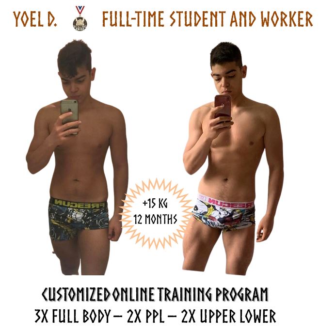 Hersovyac online personal trainer muscle gain bulk bulking program leader of the six pack before after