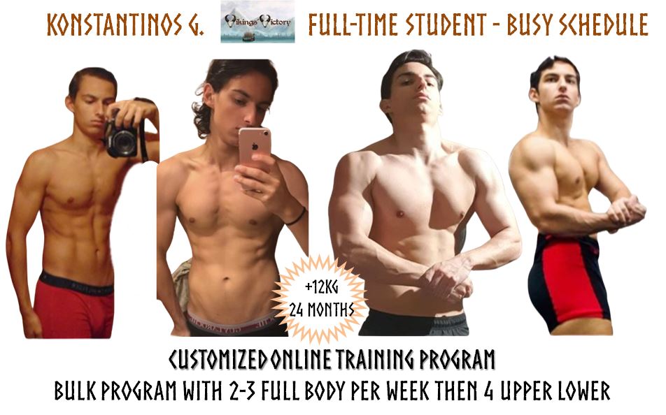 Hersovyac online fitness personal trainer before after muscle gain bulk bulking program leader of the six pack