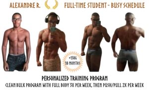 Hersovyac online personal trainer before after muscle gain bulk bulking program leader of the six pack
