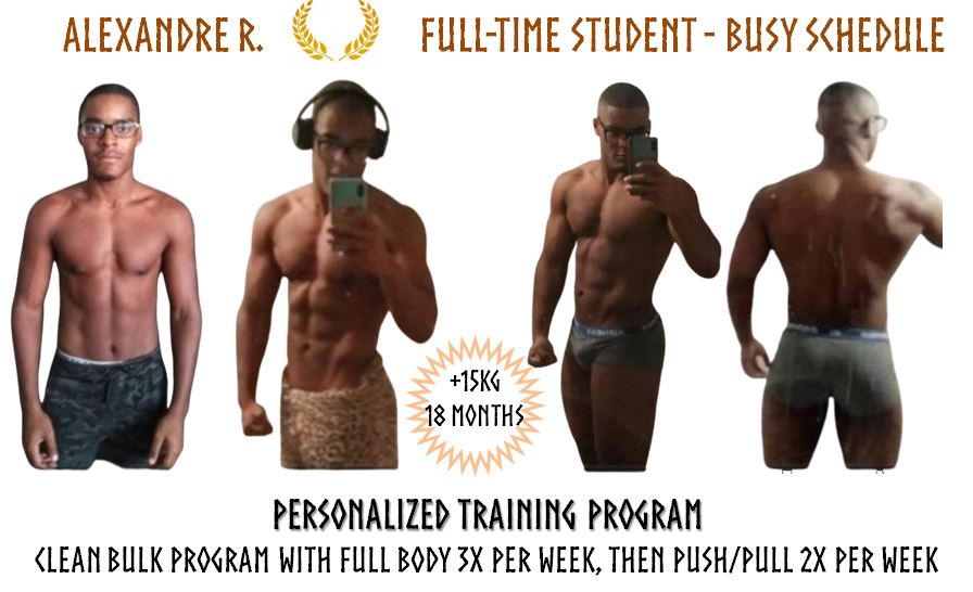 Hersovyac online fitness personal trainer before after muscle gain bulk bulking program leader of the six pack